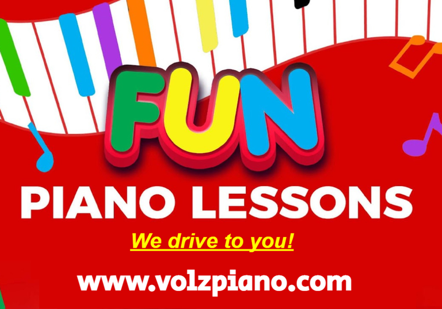 Volz Method Piano Lessons - we drive to you!