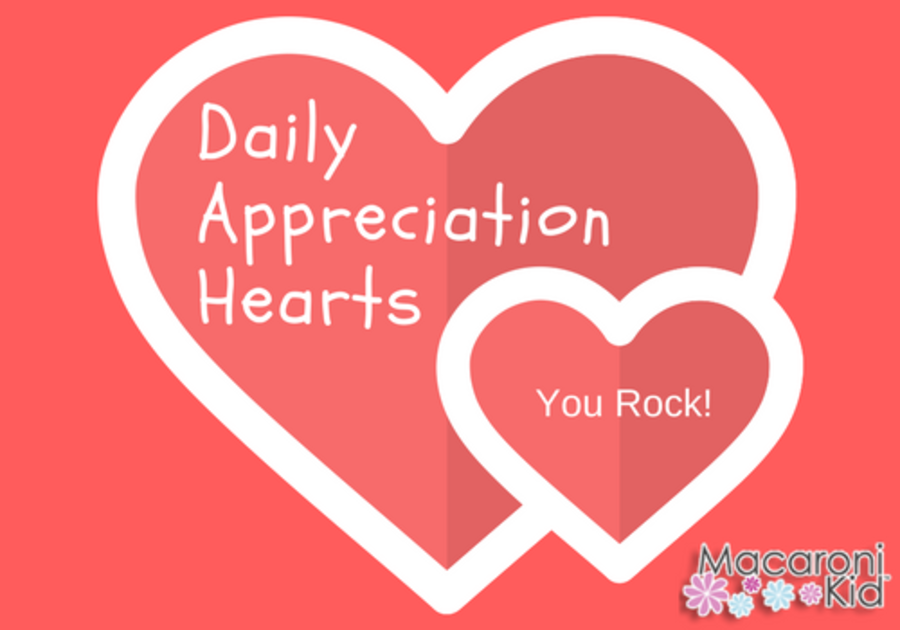 Daily Appreciation Hearts