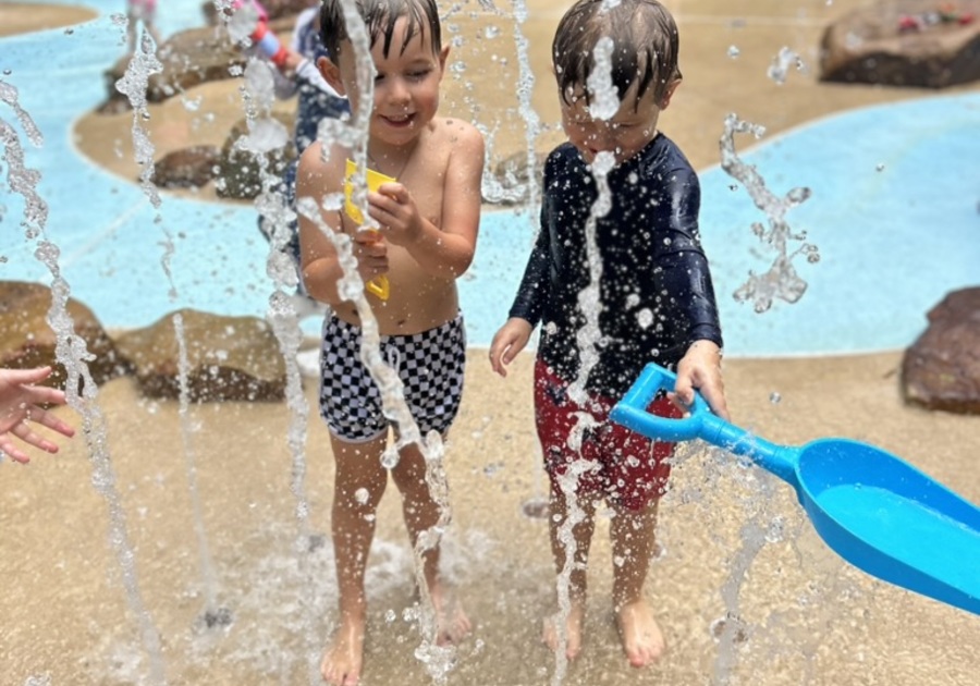 Splash Pads in the woodlands texas, Montgomery texas, beat the summer heat