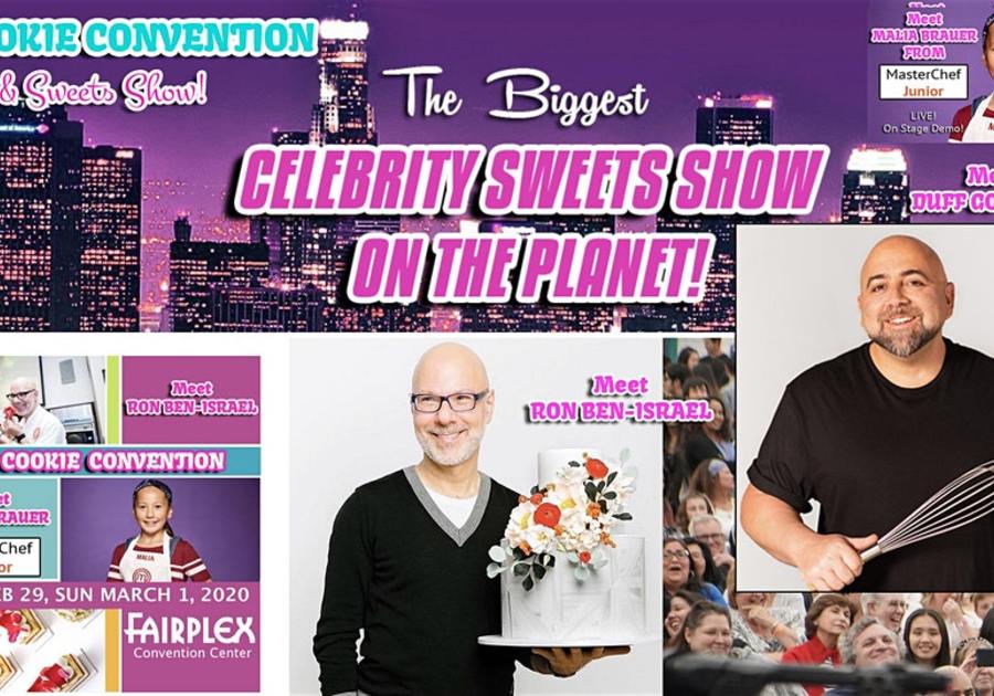 DUFF GOLDMAN joins LA Cookie Convention & Sweets Show Sunday Afternoon