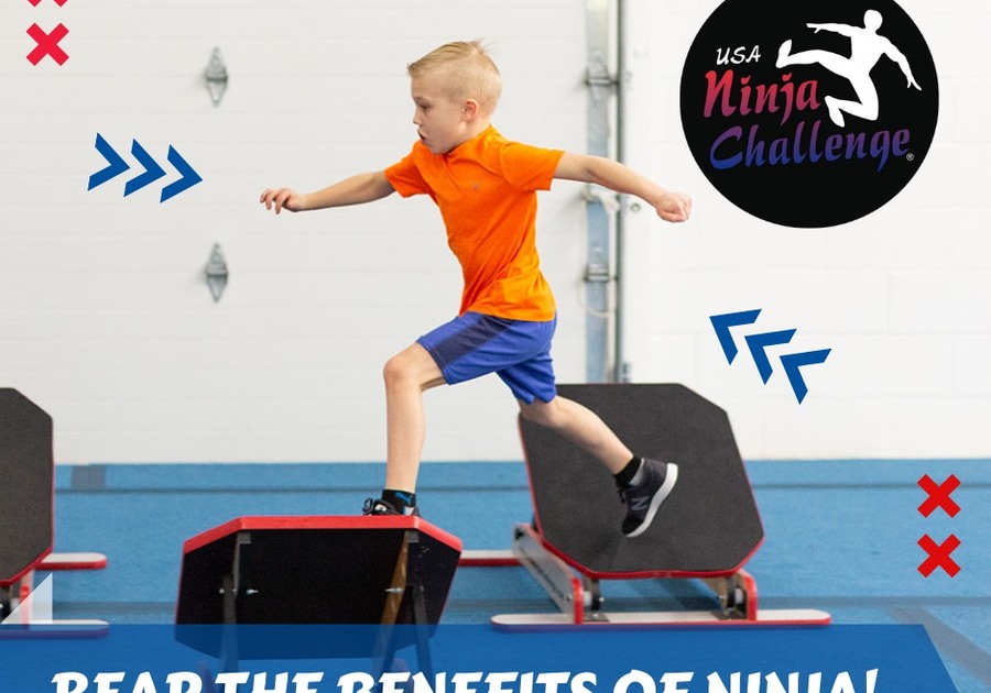 USA Ninja Challenge Logo The Woodlands Montgomery North Houston Ages 4 to 18 kids athletic fun birthday parties strength training get energy out for parents. Magnolia Spring Tomball