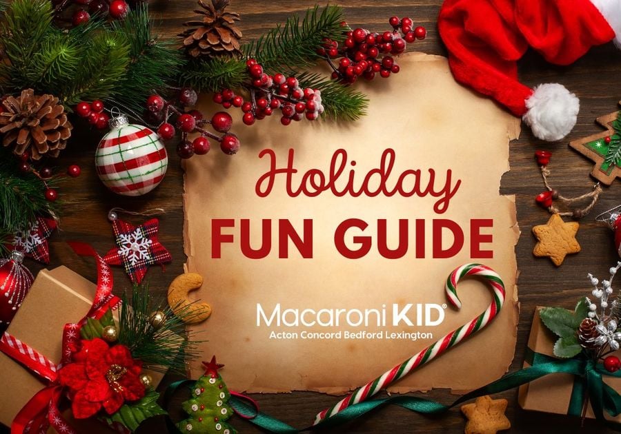 Holiday fun guide with holiday photo