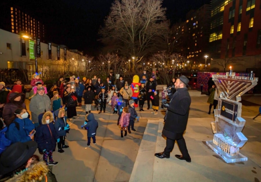 Chabad of Clinton Hill and Pratt Menorah Lighting & Outdoor Chanukah Celebration