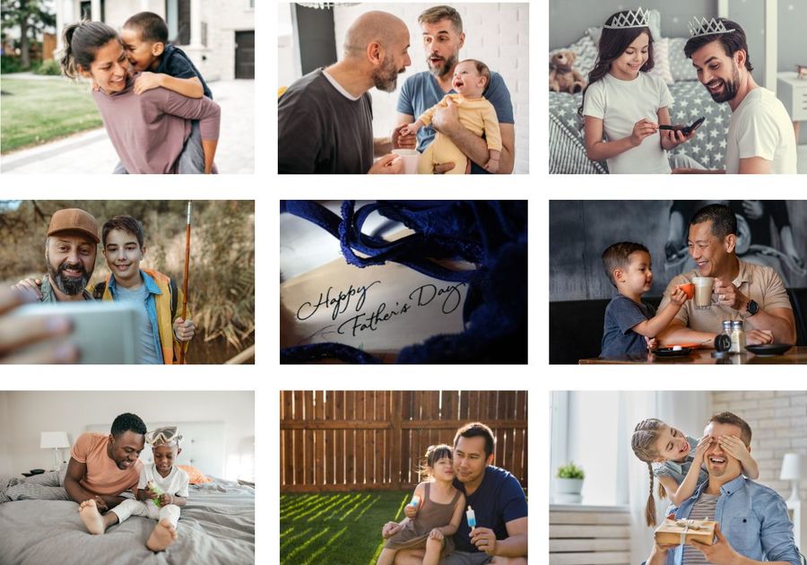 Happy Father's day Canva Collage