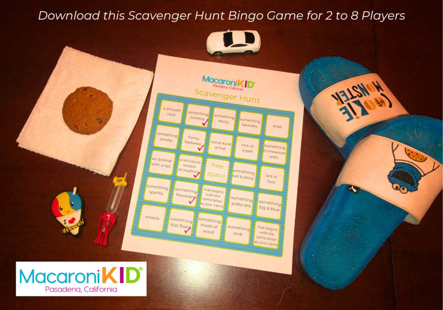 Macaroni KID Scavenger Hunt Game