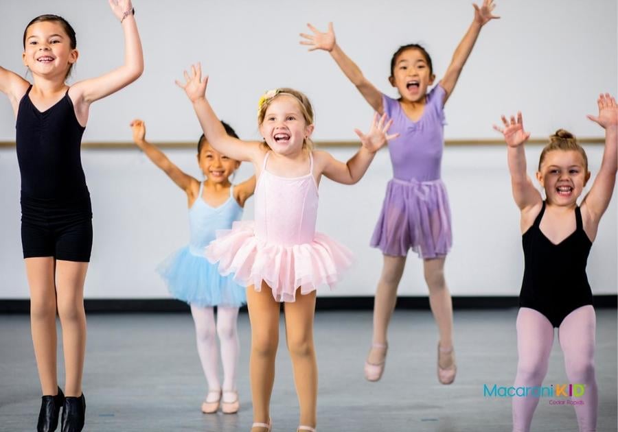 Diverse Young Students in Dance Class