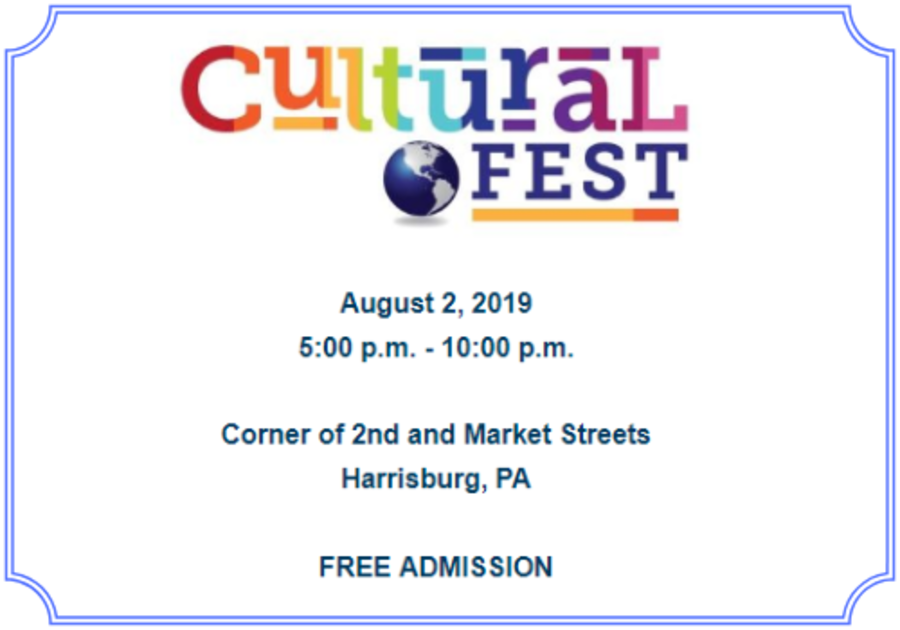 Dauphin Co. to Host Cultural Fest in Downtown Harrisburg on Aug. 2