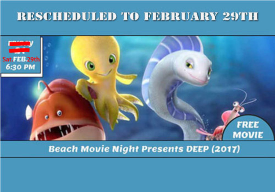 Martin County Parks and Rec Beach Movie Night 2/29/20