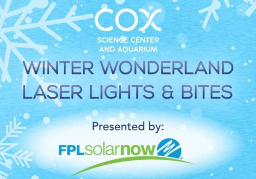 Cox Science Center & Aquarium Winter Wonderland Laser Lights & Bites