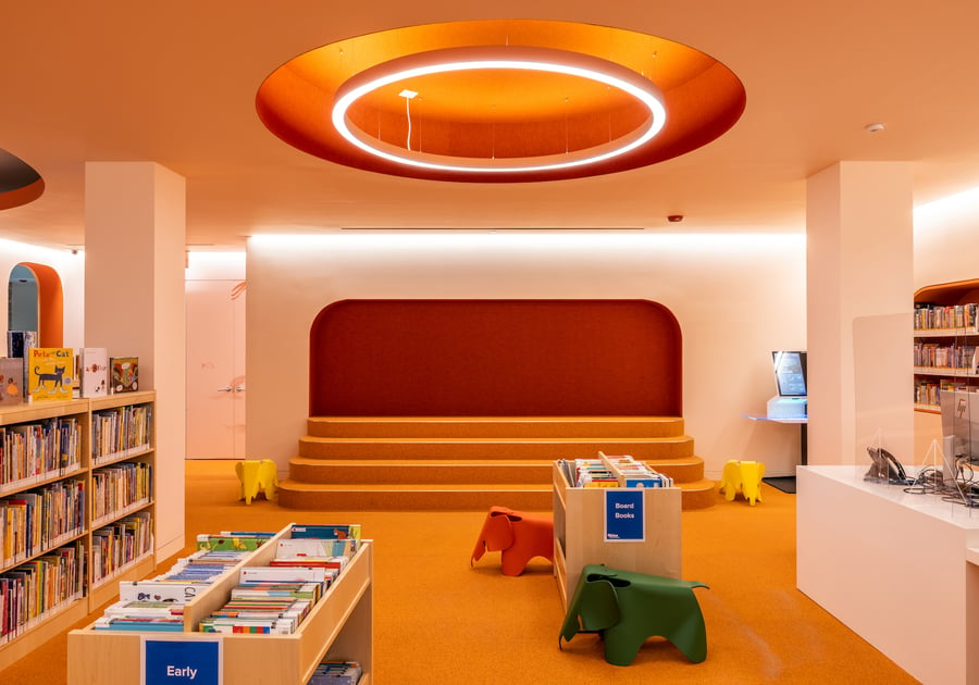 Adams Street Library children's room