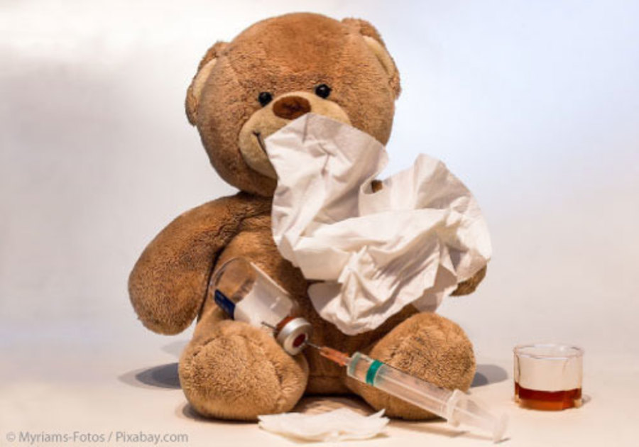 Teddy Bear sick
