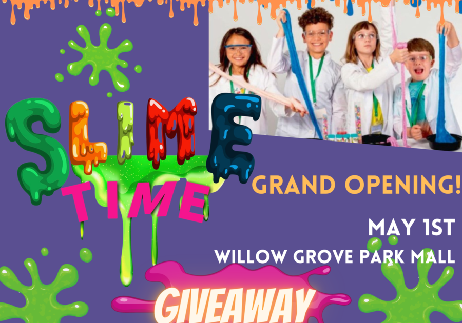 slime time grand opening giveaway