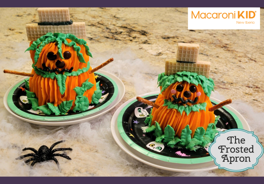 Pumpkin cupcakes with The Frosted Apron