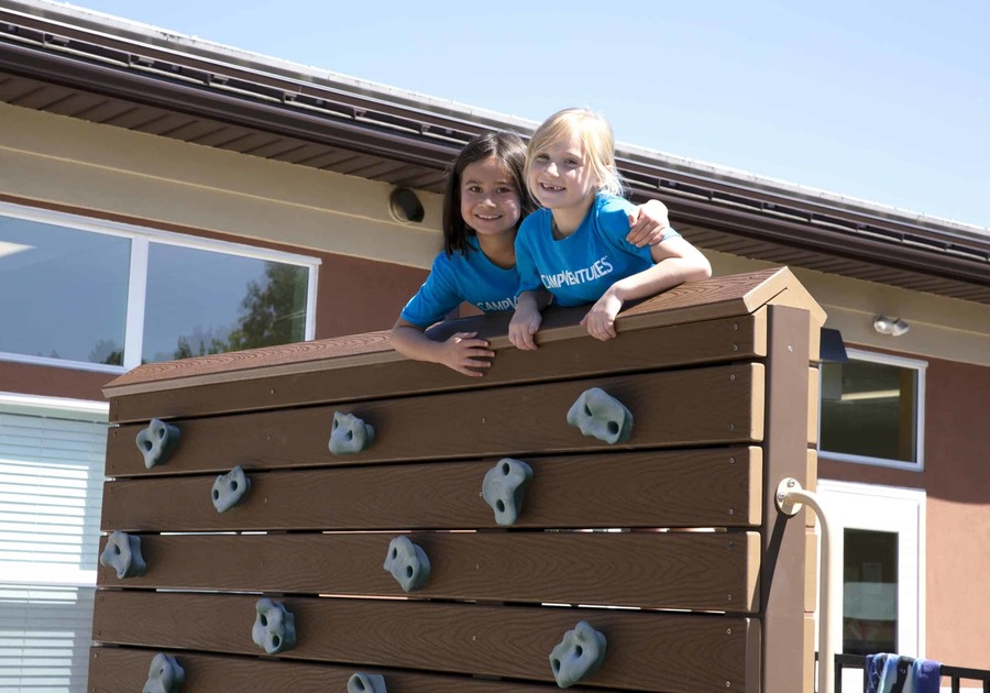 girls on playground