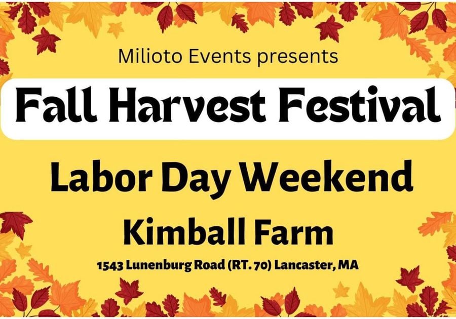 CANCELED 🍂 Fall Harvest Festival At Kimball Farm, Lancaster, MA ...