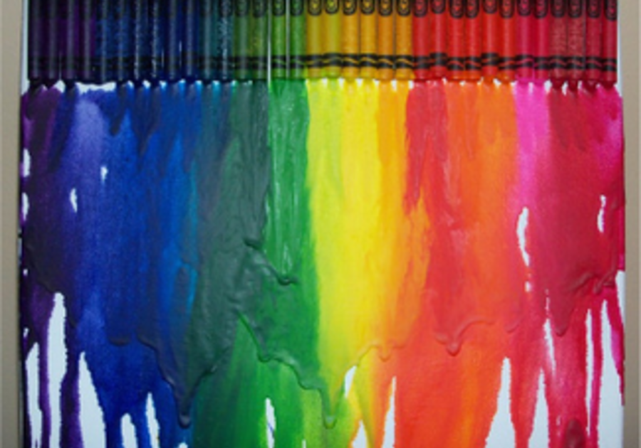 Melted Crayon Art - New way to Color with Crayons!