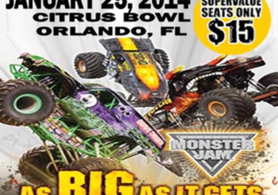 Monster Jam is Coming to the Florida Citrus Bowl! Macaroni Kid National