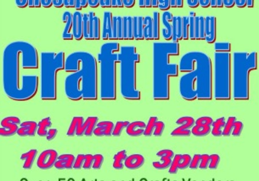 Chesapeake High School Spring Craft Fair Macaroni KID Pasadena