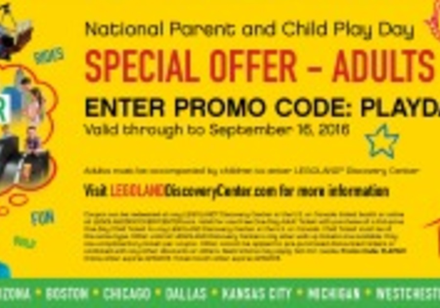 Lego discovery outlet center promo code