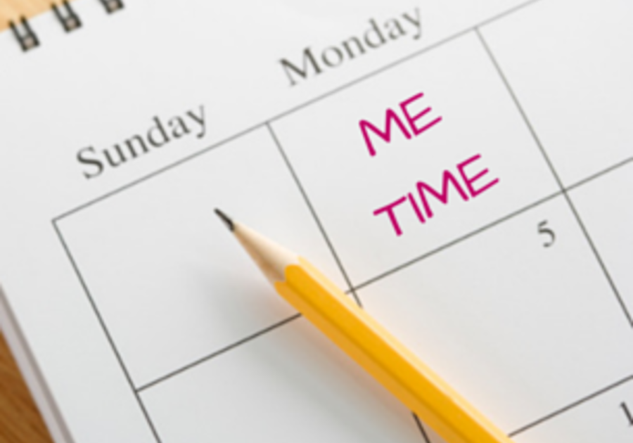 Schedule "me" time