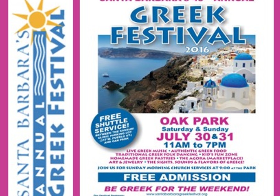 SANTA BARBRA HOSTS THE GREEK FESTIVAL THIS WEEKEND | Macaroni Kid Santa