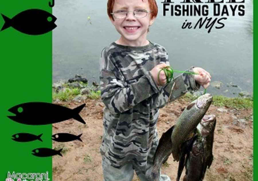 FREE Fishing Days in NYS Macaroni KID Schenectady